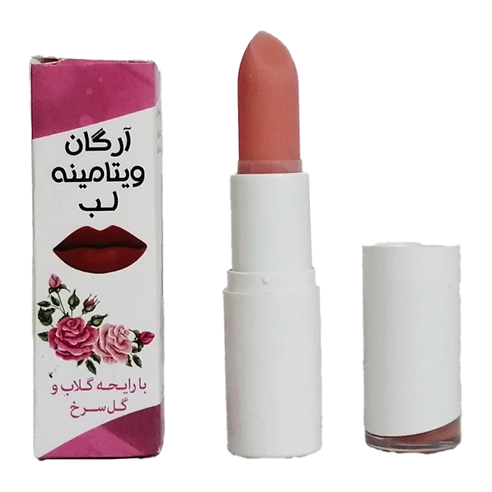 آرگان ویتامینه لب گیاهی رایحه گلاب و گل سرخ