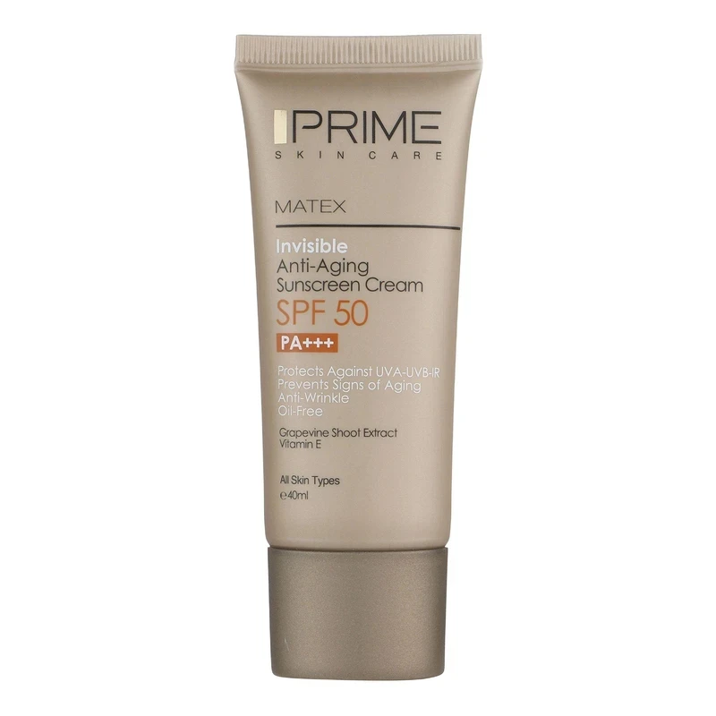آفتاب جوان کننده بی رنگ پرایم (پریم)مدل Rejuvenating با SPF50 حجم 40 میلی لیتر
