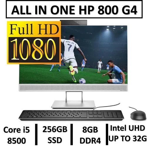 آل این وان استوک اچ پی فریم لس 24 اینچ ALLINONE FRAMELESS HP EliteOne 800 G4/Core i5 8500/8GB/SSD 256