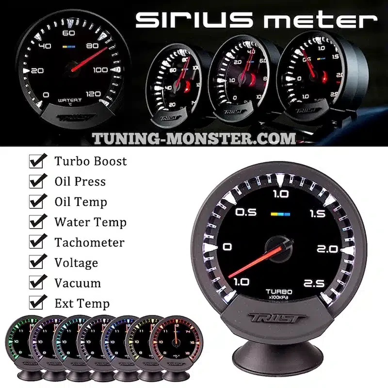 آمپر گیج بوست توربو گردی GReddy Sirius
