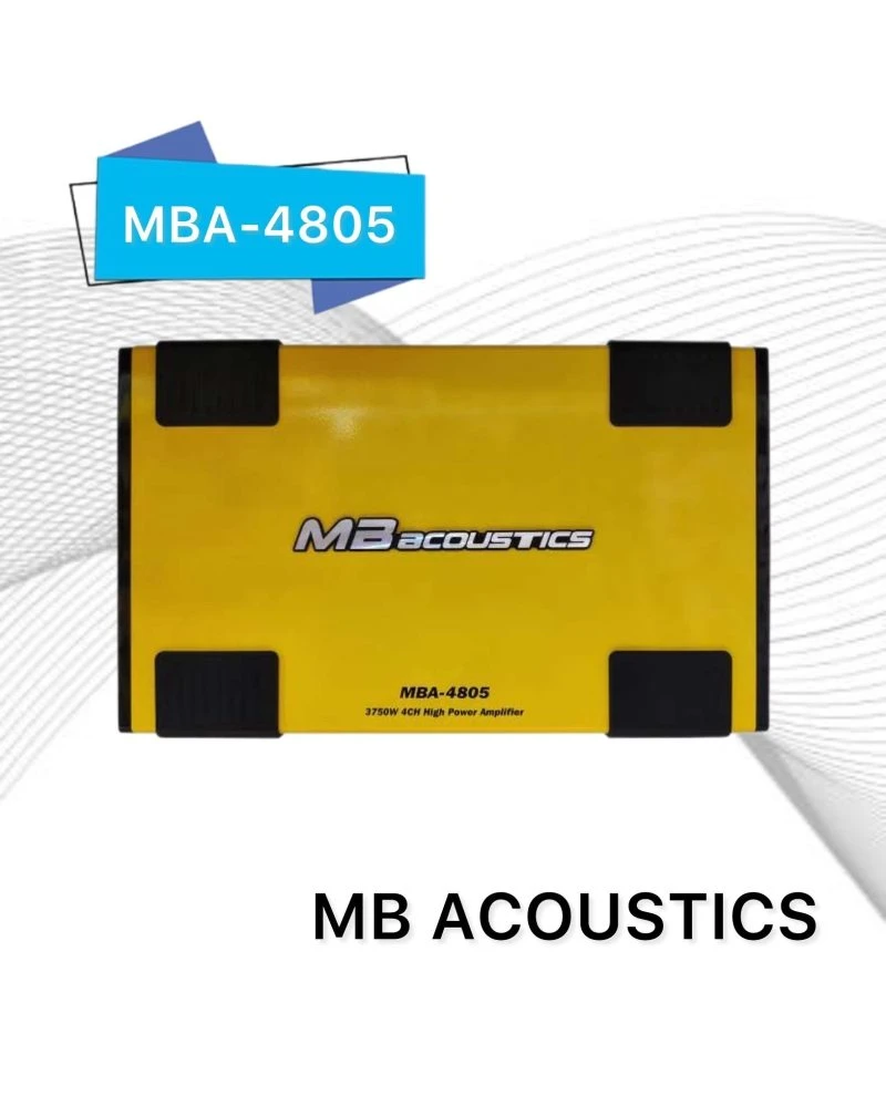 آمپلی فایر چهار کانال ام بی آکوستیک MBA-4805