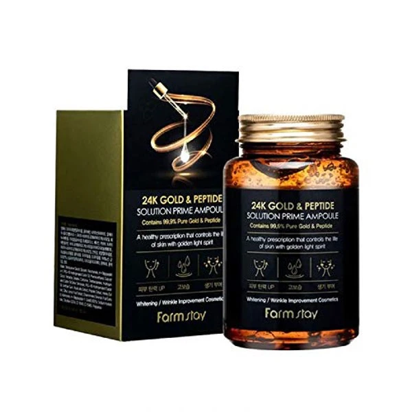 آمپول طلا 24 عیار و پپتاید FARM STAYFARM STAY GOLD 24K & PEPTID