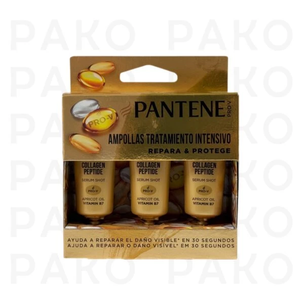 آمپول مغذی و ترمیم کننده مو پنتن سری Repara & Protege بسته 3 عددی pantene