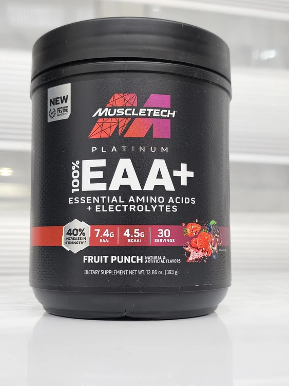 آمینو اسید EAA+ ماسل‌تک (MuscleTech Platinum 100% EAA+) – مکمل کامل عضله‌سازی و ریکاوری
