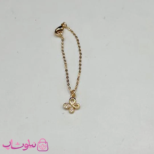 آویز ساعت زنانه ysx طرح گل نگینی طلایی کد 899