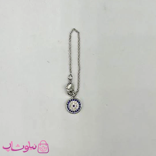 آویز ساعت زنانه ysx نگیندار نقره ای کد 899