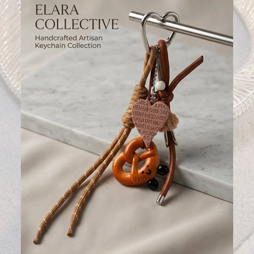 آویز کیف طرح قلب