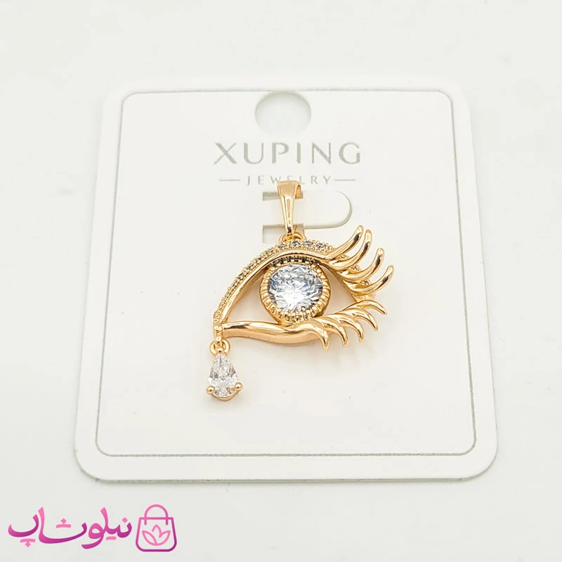 آویز گردنبند دخترانه ژوپینگ طرح چشم گریان کد 64