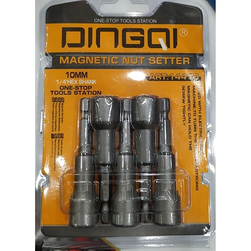 آچار بکس شیروانی سر دریلی مگنت دار سایز 10 دینگی مدل 1441014410 Dinghy size 10 magnetic drill head box wrench