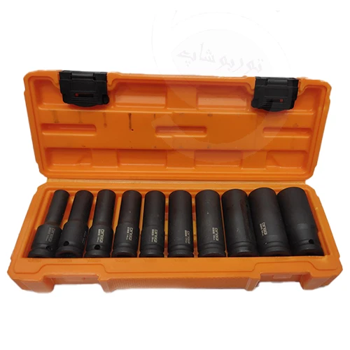 آچار بکس فشار قوی دینگی مدل 14005 مجموعه 10 عددیHigh pressure box, long dinghy, model 14005