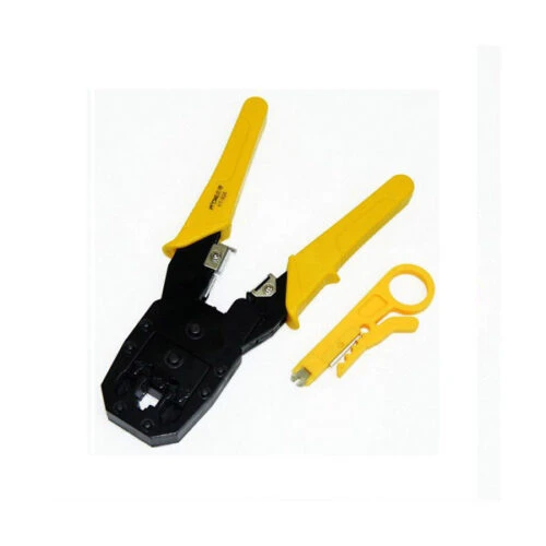 آچار شبکه دسته زرد با گرد بر ROLANS RN-930A CRIMPING TOOL RN-930A-ROLANS