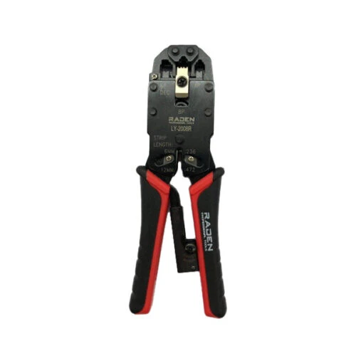 آچار شبکه دسته قرمز مشکی RADEN LY-2008R CRIMPING TOOL LY-2008R-RADEN