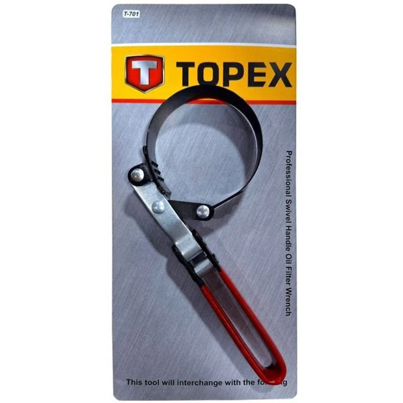 آچار فیلتر بازکن تسمه ای کد T-701 تاپکس TOPEX 73-60