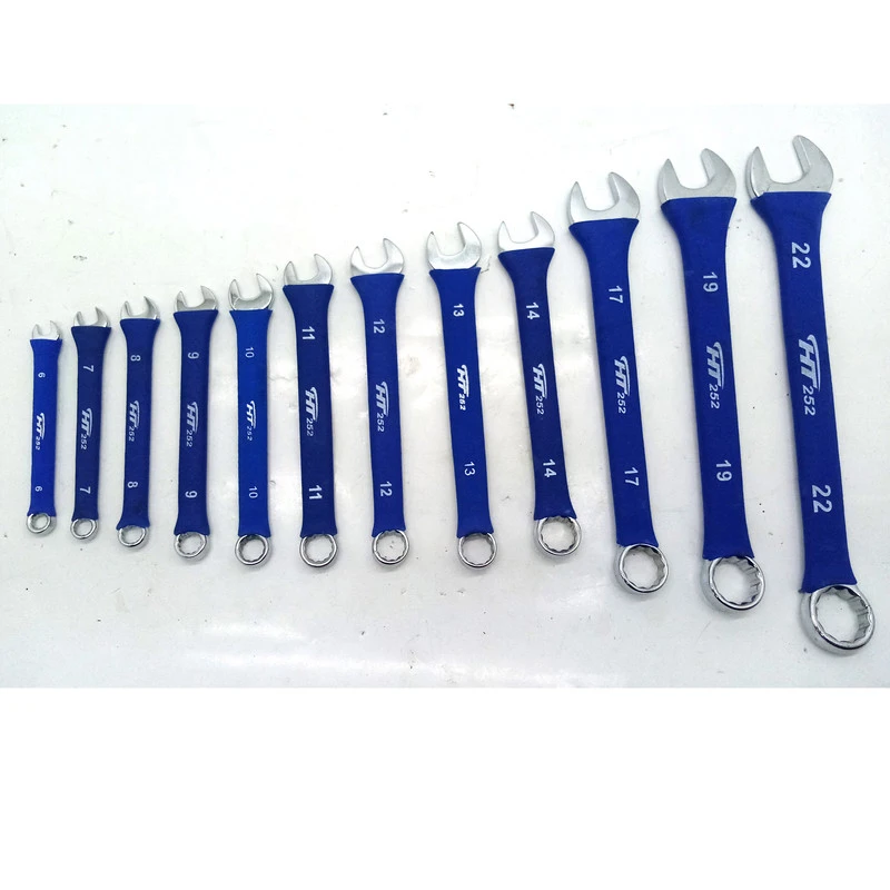 آچار یکسر تخت و یکسر رینگی اچ تی مجموعه 12 عددی