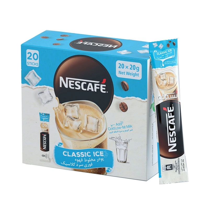 آیس کافی (Nescafé-Classic-Ice) جعبه 20 عددی