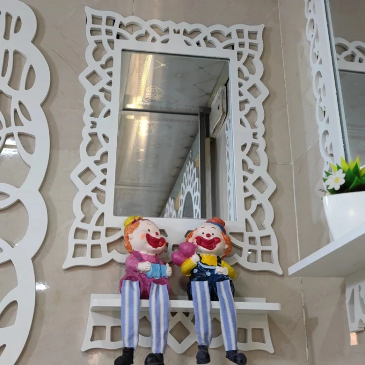 آینه شلف کنسول سایز کوچک ظریف و ضدآب