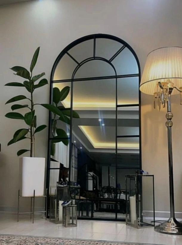 آینه قدی ایستاده مدل گنبدی پنجره ای