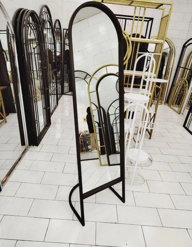 آینه قدی پایه ثابت فلزی