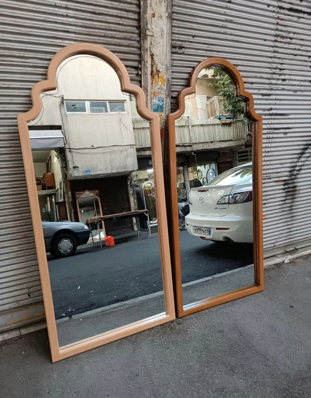 آینه قدی چوبی مدل ملودی