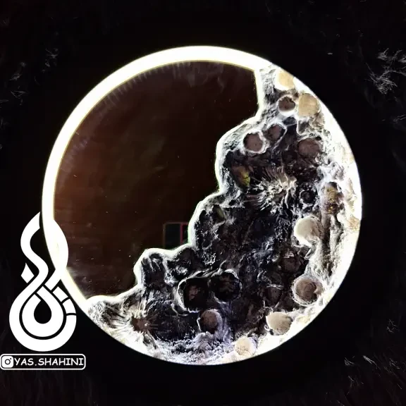 آینه ماه هلالی دفرمه