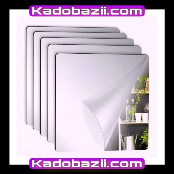 آینه نشکن چسبی مربع