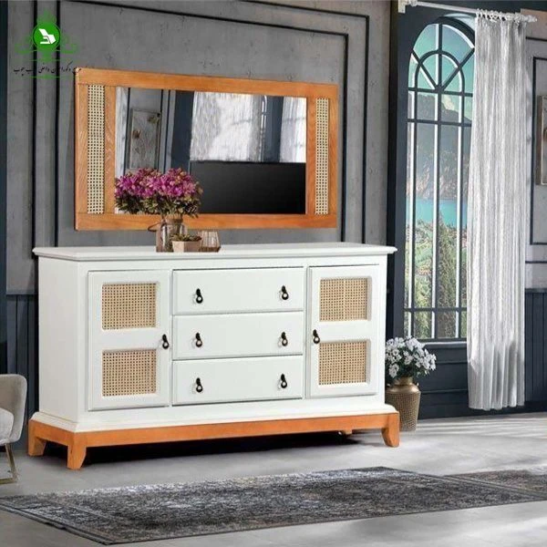 آینه و کنسول MDF مدل ونیک