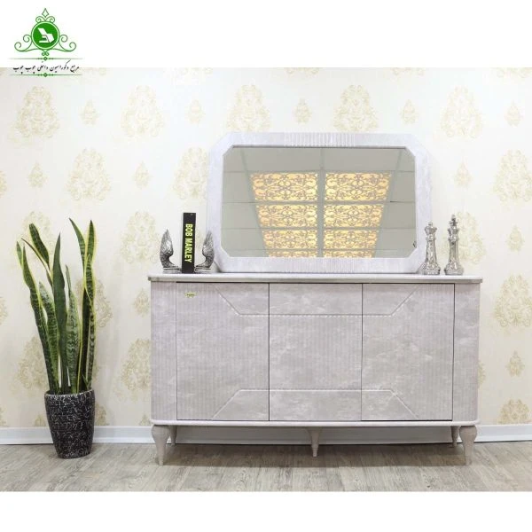 آینه و کنسول MDF وکیوم مدل 607