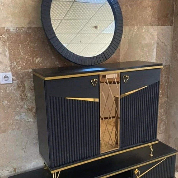 آینه و کنسول دو درب مدل سلطنتی