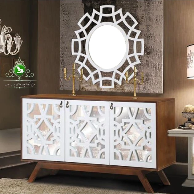 آینه و کنسول مدل کاژو