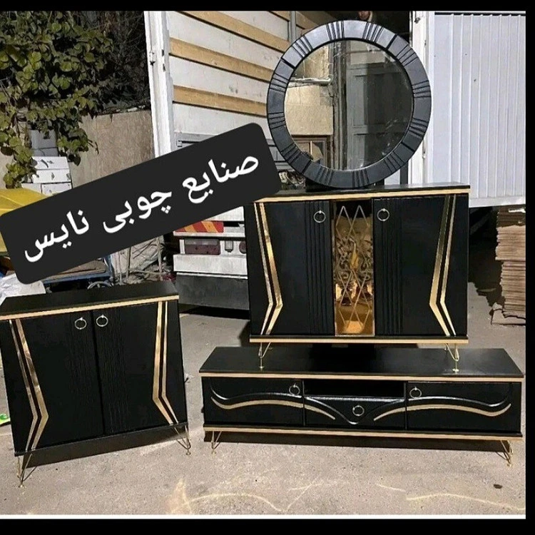 آینه و کنسول ، میز تی وی ، جاکفشی کامل مدل آنجل