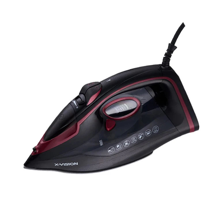 اتو بخار ایکس ویژن مدل SW-629B مشکی/قرمز (پس کرایه)