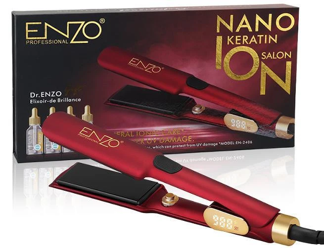 اتو موی حرفه ای کراتینه انزو پروفشنال ENZO PROFESSIONAL مدل EN-2406