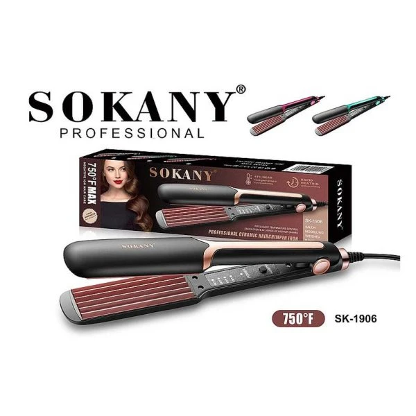اتو و حالت دهنده ی مو سوکانی مدل SK-1906Sokany SK-1906