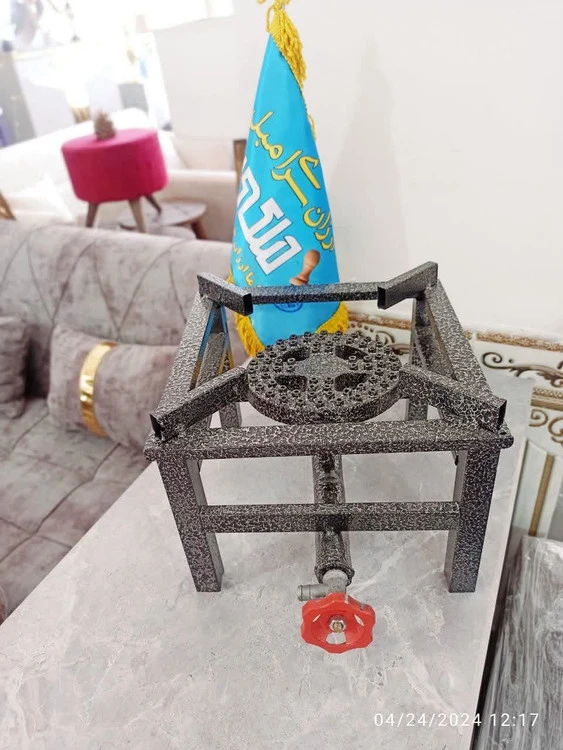 اجاق گاز تک شعله آهنی 30*30