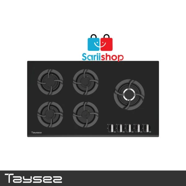 اجاق گاز صفحه ای تایسز 5 شعله مدل TBG5-1908