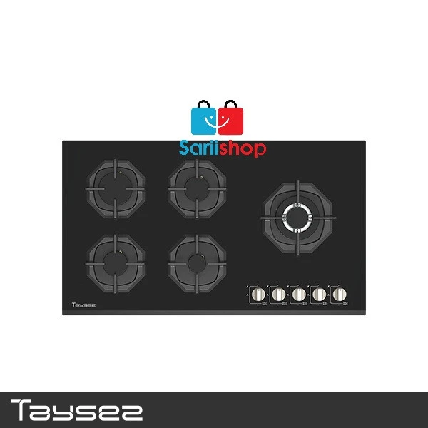 اجاق گاز صفحه‌ ای تایسز 5 شعله مدل TBG5-1920