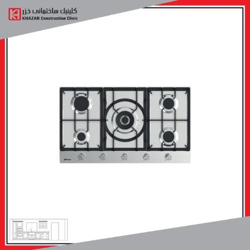 اجاق گاز صفحه ای تکنوگاز TTS-15908