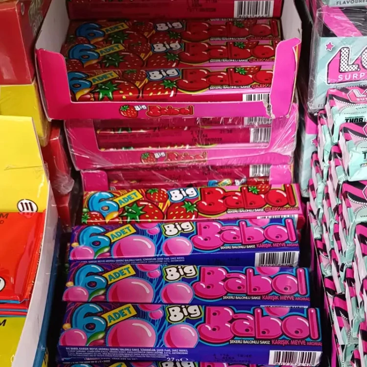 ادامس مخلوط میوه و توت فرنگی 25 گرمی Big Babol