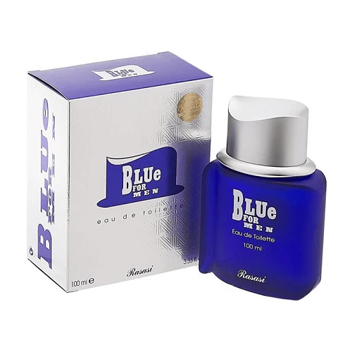 ادو تویلت مردانه رصاصی (Rasasi) مدل Blue For Men حجم ۱۰۰ میلی‌لیتر ‌