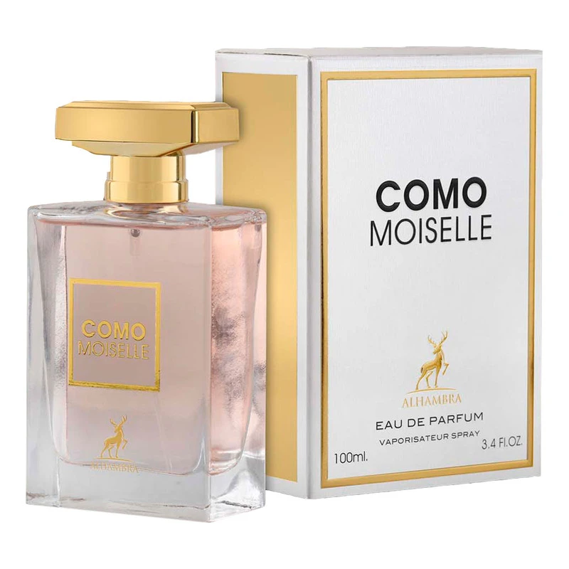 ادو پرفیوم زنانه الحمبرا مدل Como Moiselle حجم 100 میلی لیترکوکومادمازل شنل