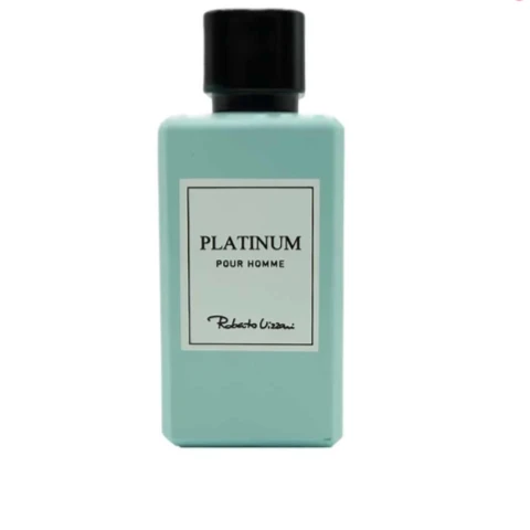 ادو پرفیوم فرانسوی مردانه روبرتو ویزاری مدل PLATINUM مشابه ورساچ اروس پلاتینیوم