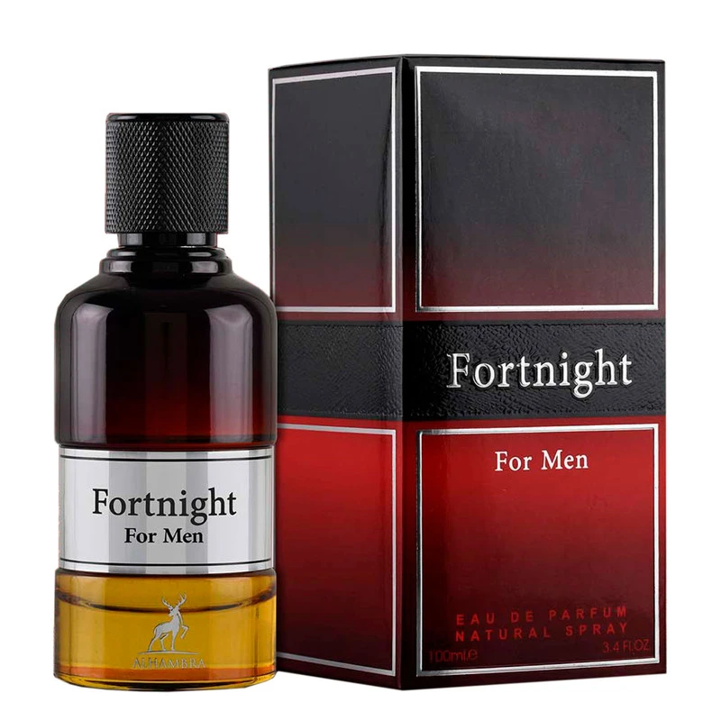 ادو پرفیوم مردانه الحمبرا مدل Fortnight حجم 100 میلی لیتر مشابه فارنهایت دیور