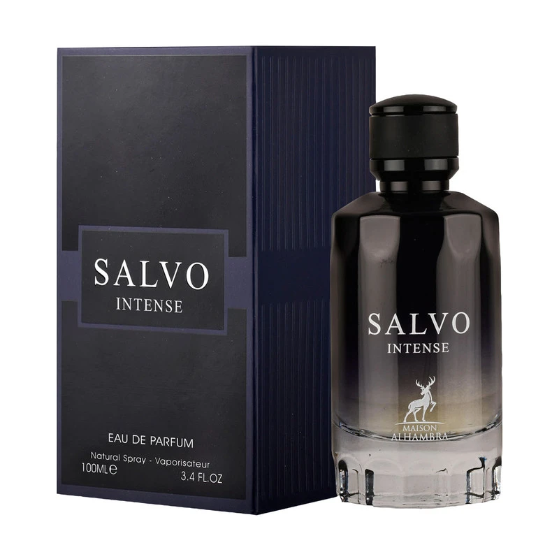 ادو پرفیوم مردانه الحمبرا مدل Salvo Intense حجم 100 میلی لیتر مشابه ساواج اینتنس دیور
