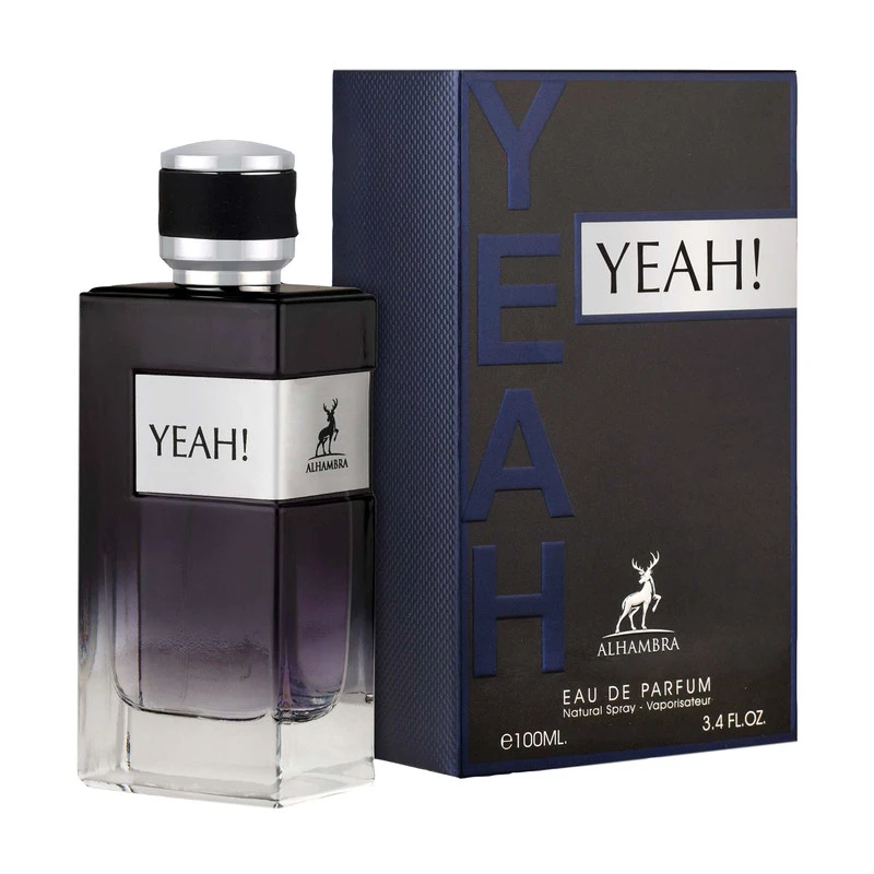 ادو پرفیوم مردانه الحمبرا مدل Yeah حجم 100 میلی لیتر مشابه وای ایوسن لورن