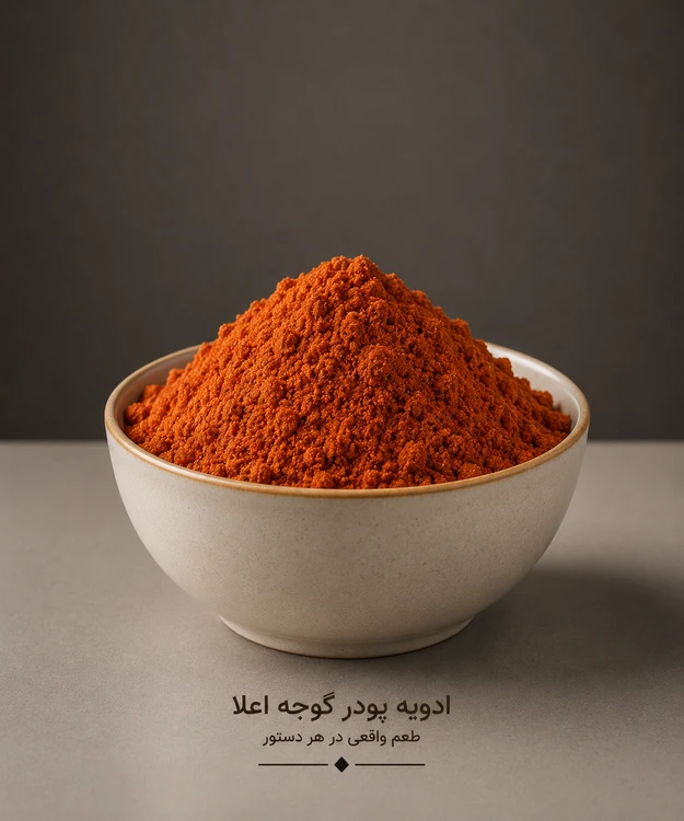 ادویه پودر گوجه اعلاء 50 گرمی (بسته بندی فروشگاهی)