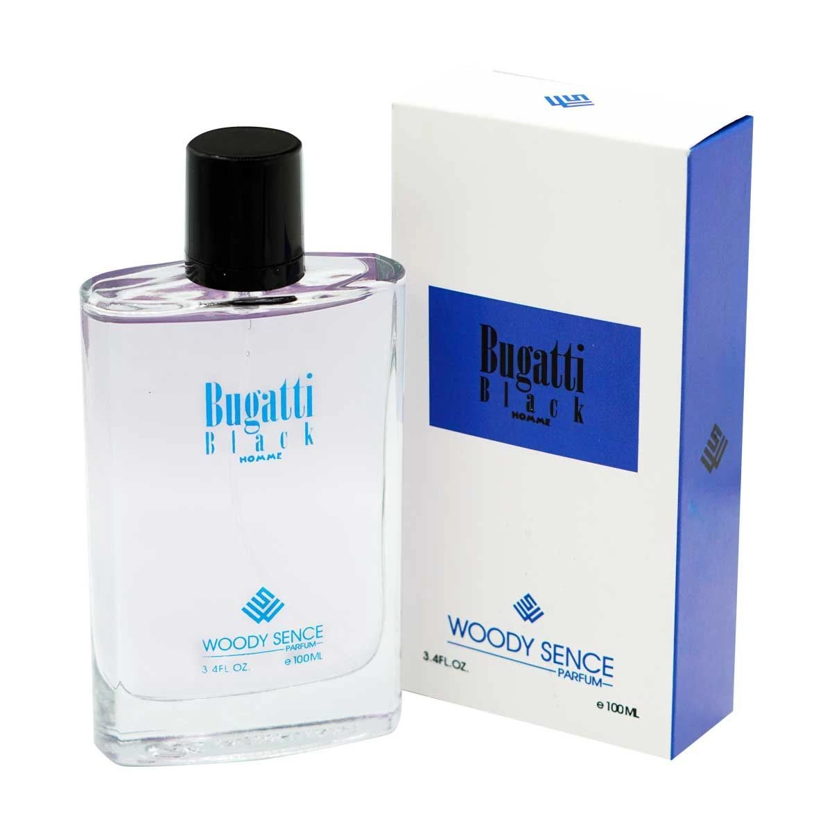 ادکلن ادوپرفیوم مردانه وودی سنس مدل Bugatti Black (حجم 100ml)