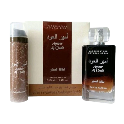 ادکلن امیر العود با اسپری لطافه 100 میل (AMEER AL OUDH LATTAFA)