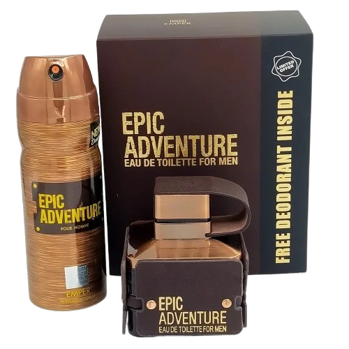 ادکلن اپیک ادونچر همراه با اسپر اصل مردانه 100 میل (EPIC ADVENTURE)