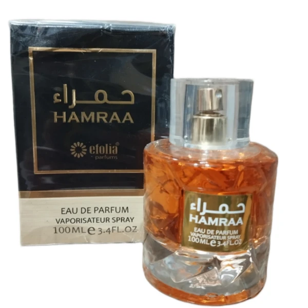 ادکلن حمراء(حمرا) شرکت ایفولیا امارات HAMRAA efolia حجم 100 میل اصلی