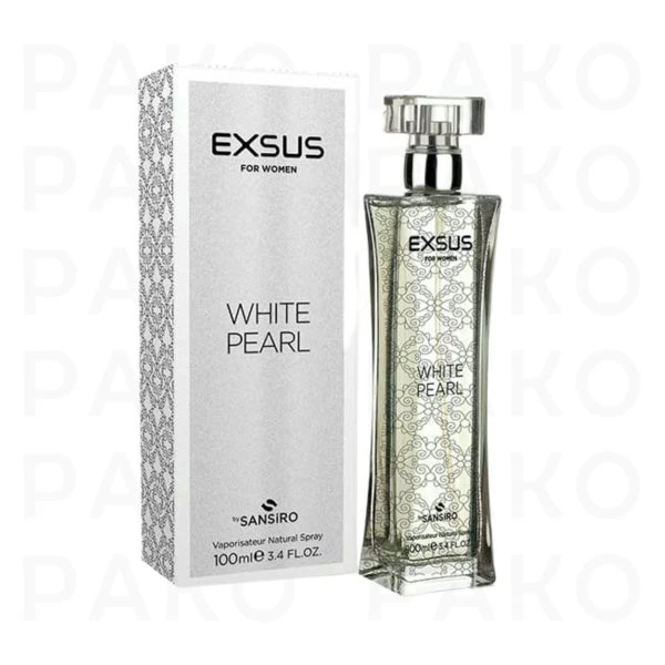 ‌ادکلن زنانه سن‌سیرو مدل اکسوز وایت پرل حجم 100 میل Sansiro Exsus White Pearl
